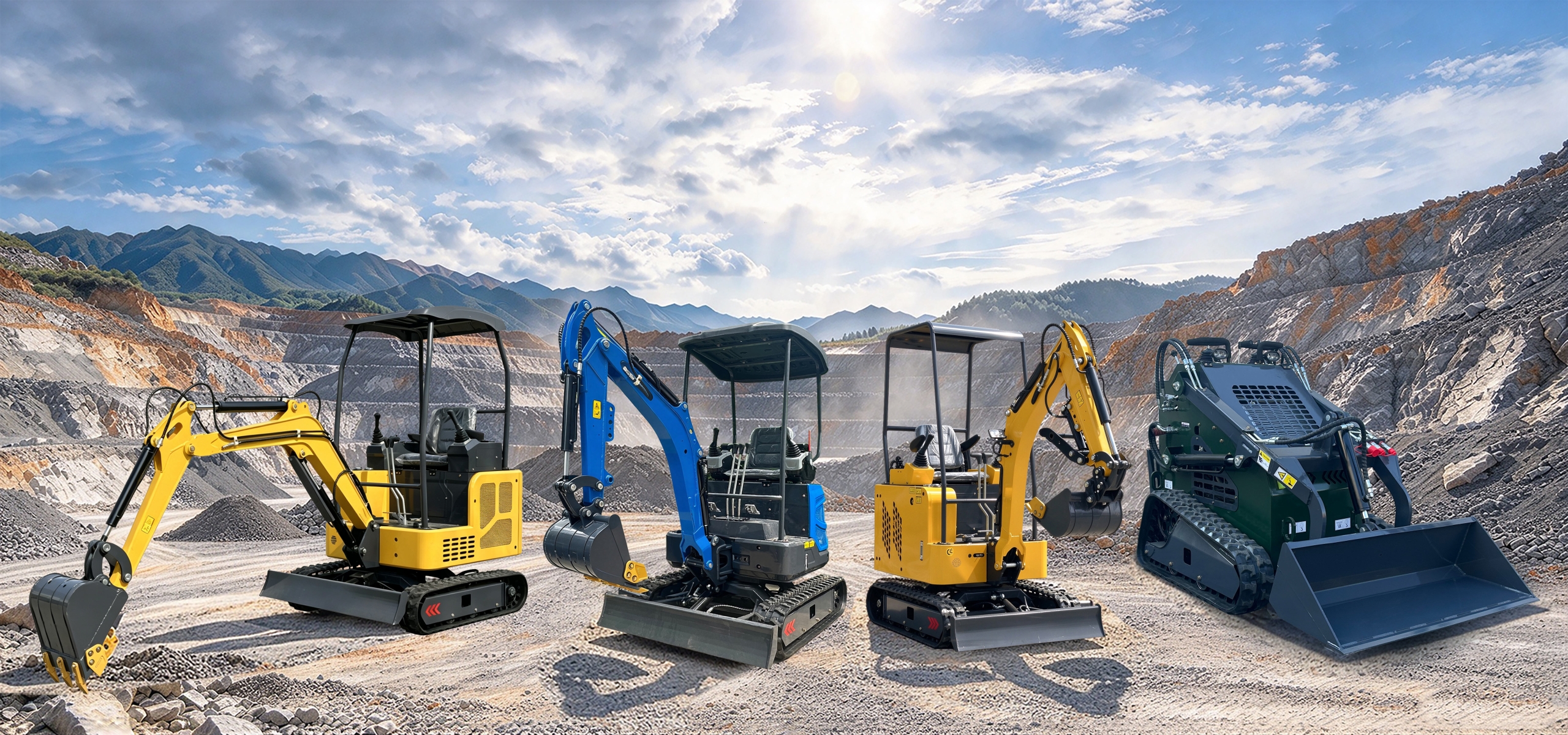 Powerful Mini Excavators For Global Clients